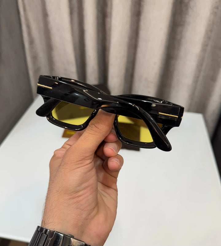 Tom Ford Black Yellow Boby Deol Edition Sunglasses