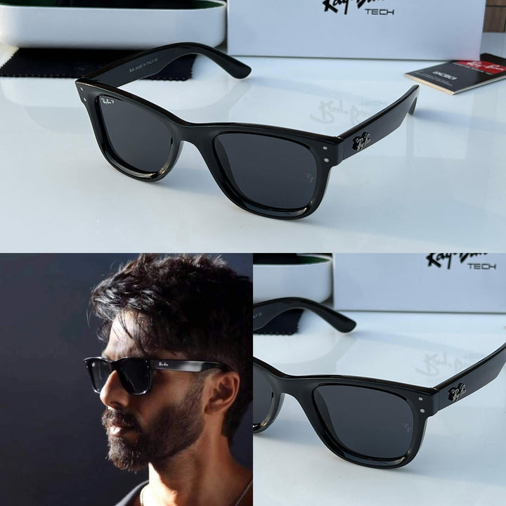 RAYBAN 0502 REVERSE BLACK SUNGLASS