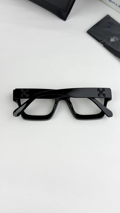 Off White Premium Jet BLACK Frame