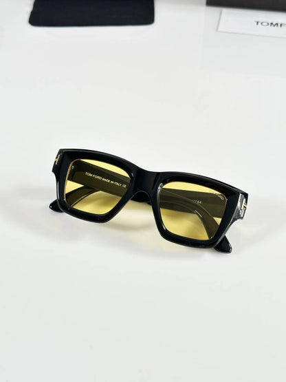 184 Black Yellow Sunglass