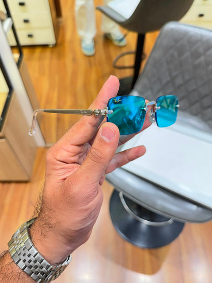 RB Tinted Aqua Blue Sunglass