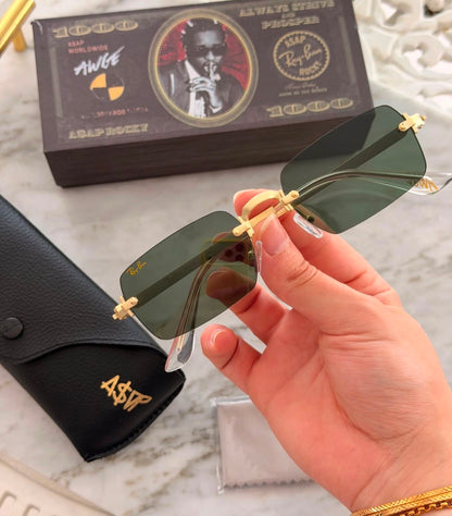 RB 888 GREEN TINTED PREMIUM SUNGLASS