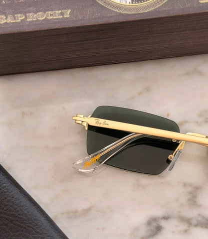 RB 888 GREEN TINTED PREMIUM SUNGLASS