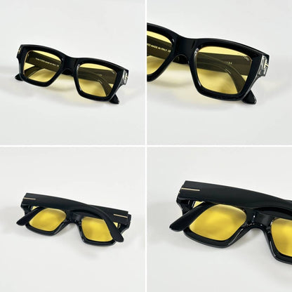 184 Black Yellow Sunglass