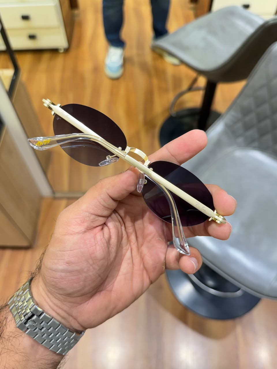 Ray ban Rocky ASAP Edition Oval  Tinted Sunglasses 111