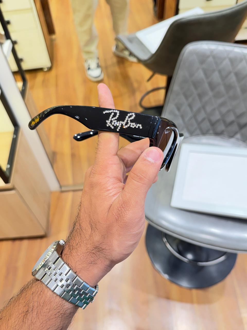 Rayban 4940 puffer diamond Celebrity Edition
